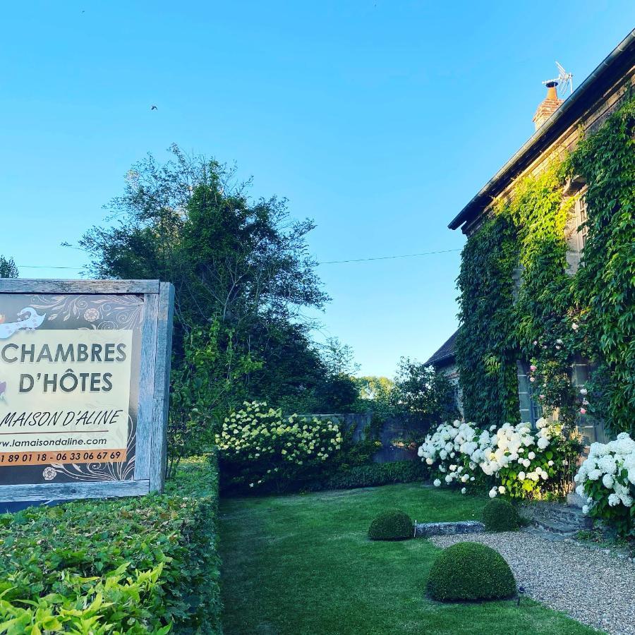 La Maison D'Aline - Honfleur - Maison D'Hote De Charme A La Normande ペンヌドゥピ エクステリア 写真